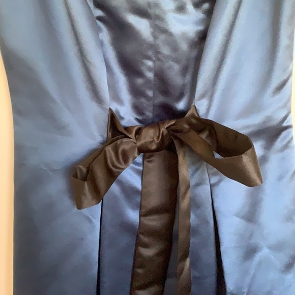 Max and Cleo Women’s Sleeveless Cocktail Dress Blue/Black 6 - Picture 3 of 7